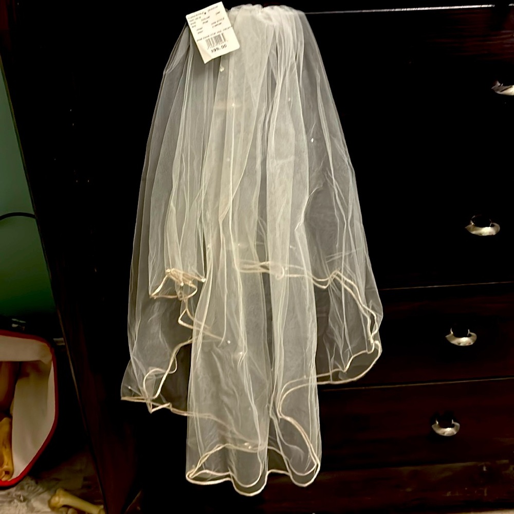 Brand New Ivory Veil